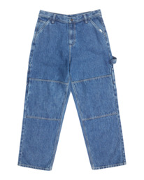 6 Big Carpenter Denim - Pantalon baggy pour Homme Bleu ELYDP00130 Element
