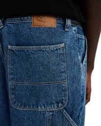 3 Big Carpenter Denim - Pantalon baggy pour Homme Bleu ELYDP00130 Element