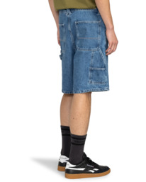 6 Carpenter 20" - Zimmermanns-Jeansshorts für Männer Blau ELYDS00102 Element