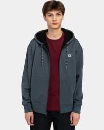 2 Rain Cornell - Sweat à capuche zippé pour Homme Noir ELYFT00147 Element