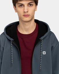 4 Rain Cornell - Sweat à capuche zippé pour Homme Noir ELYFT00147 Element