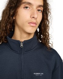 4 Element Co - Felpa con cerniera a un quarto da Uomo Blue ELYFT00178 Element