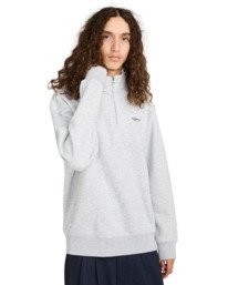 2 Element Co - Felpa con cerniera a un quarto da Uomo Gray ELYFT00178 Element