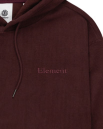 2 Cornell  - Pullover con cappuccio da Uomo Red ELYFT00187 Element