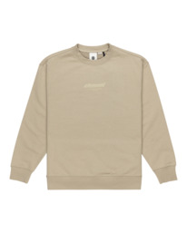 0 Cornell Cipher - Pullover Sweatshirt for Men Beige ELYFT00190 Element