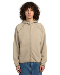 2 Sahtu Rain - Kapuzenpulli mit Reißverschluss für Männer Beige ELYFT00194 Element