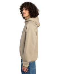 3 Sahtu Rain - Kapuzenpulli mit Reißverschluss für Männer Beige ELYFT00194 Element