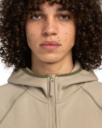 4 Sahtu Rain - Kapuzenpulli mit Reißverschluss für Männer Beige ELYFT00194 Element