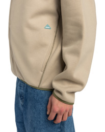 5 Sahtu Rain - Kapuzenpulli mit Reißverschluss für Männer Beige ELYFT00194 Element