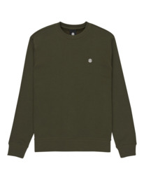 0 Icon Embroidery Cr - Sweater voor Heren Brown ELYFT00197 Element
