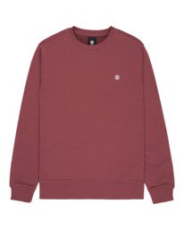 0 Icon Embroidery Cr - Sweatshirt for Men Purple ELYFT00197 Element