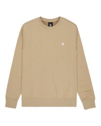 0 Icon Embroidery Cr - Sweatshirt for Men Beige ELYFT00197 Element
