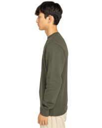 3 Icon Embroidery Cr - Sweater voor Heren Brown ELYFT00197 Element