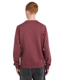6 Icon Embroidery Cr - Sweatshirt for Men Purple ELYFT00197 Element