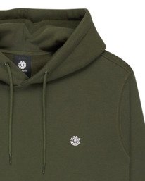 2 Icon Embroidery Po - Felpa con cappuccio da Uomo Brown ELYFT00198 Element
