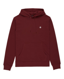 0 Icon Embroidery Po - Hoodie for Men Red ELYFT00198 Element