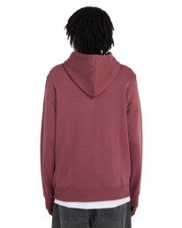 6 Icon Embroidery Po - Sweat à capuche pour Homme Violet ELYFT00198 Element