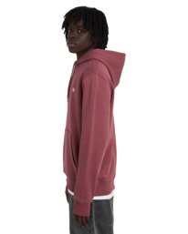 3 Icon Embroidery Po - Sweat à capuche pour Homme Violet ELYFT00198 Element