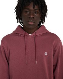 4 Icon Embroidery Po - Sweat à capuche pour Homme Violet ELYFT00198 Element