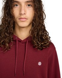 4 Icon Embroidery Po - Hoodie for Men Red ELYFT00198 Element