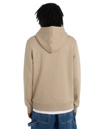 6 Icon Embroidery Po - Sudadera con capucha para hombre Beige ELYFT00198 Element