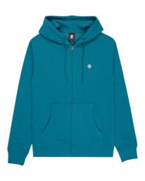 0 Icon Embroidery - Zip Sweatshirt for Men Blue ELYFT00199 Element
