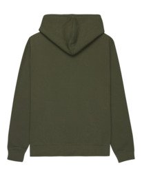 1 Icon Embroidery - Sudadera con cremallera para hombre Marron ELYFT00199 Element