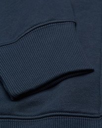 3 Icon Embroidery - Sweatshirt com fecho para homem Azul ELYFT00199 Element