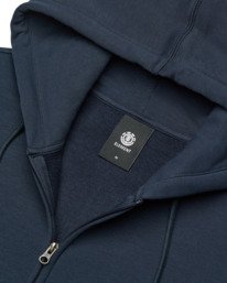 6 Icon Embroidery - Sweatshirt com fecho para homem Azul ELYFT00199 Element