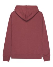 1 Icon Embroidery - Zip Sweatshirt for Men Purple ELYFT00199 Element