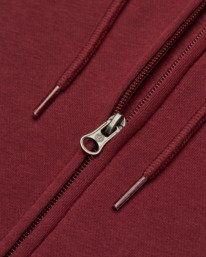 4 Icon Embroidery - Sweatshirt mit Reißverschluss für Männer Rot ELYFT00199 Element