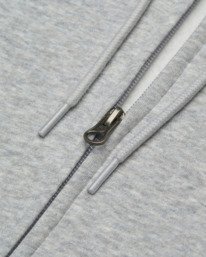 4 Icon Embroidery - Sweater met rits voor Heren Gray ELYFT00199 Element