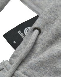 3 Icon Embroidery - Sweatshirt com fecho para homem Cinza ELYFT00199 Element