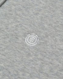 6 Icon Embroidery - Sweater met rits voor Heren Gray ELYFT00199 Element