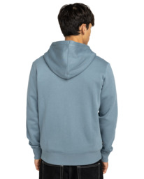 7 Icon Embroidery - Sweatshirt mit Reißverschluss für Männer Blau ELYFT00199 Element