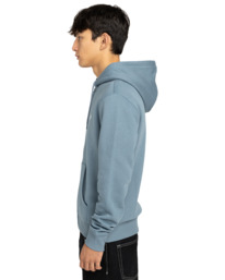 3 Icon Embroidery - Sweatshirt mit Reißverschluss für Männer Blau ELYFT00199 Element