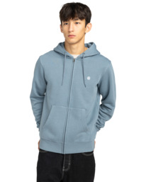 5 Icon Embroidery - Sweatshirt mit Reißverschluss für Männer Blau ELYFT00199 Element