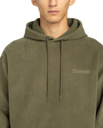 4 Serif Corduroy Po - Sudadera con capucha para hombre Verde ELYFT00201 Element