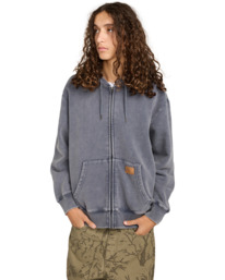 element, Cargo - Felpa con cerniera da Uomo, ECLIPSE NAVY (ecn) 2 Cargo - Felpa con cerniera da Uomo Blue ELYFT00206 Element