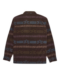 1 Polar - Camisa polar amplia para hombre Marron ELYFT00212 Element