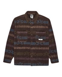 0 Polar - Camisa polar amplia para hombre Marron ELYFT00212 Element