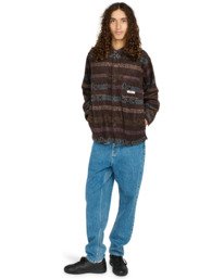 7 Polar - Camisa polar amplia para hombre Marron ELYFT00212 Element
