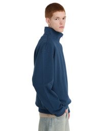 3 Element Co - Half-Zip Sweatshirt for Men Blue ELYFT00216 Element