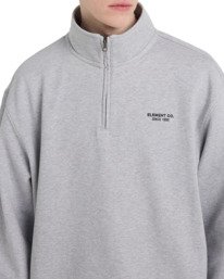 4 Element Co - Half-Zip Sweatshirt for Men Grey ELYFT00216 Element