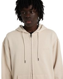 4 Lowcase - Kapuzenpulli mit Rei&szlig;verschluss f&uuml;r M&auml;nner Beige ELYFT00219 Element