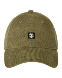 1 Icon Dad Corduroy - Classic Dad Cap for Men Green ELYHA00203 Element
