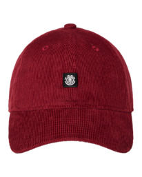 1 Icon Dad Corduroy - Classic Dad Cap for Men Red ELYHA00203 Element