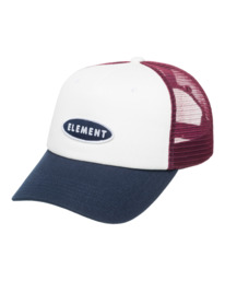 0 Union - Casquette trucker pour Homme Blanc ELYHA00218 Element