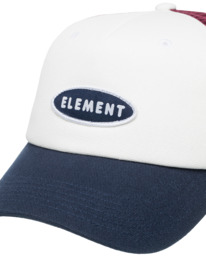 2 Union - Casquette trucker pour Homme Blanc ELYHA00218 Element