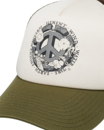 2 Yield - Cappellino Trucker da Uomo Green ELYHA00220 Element